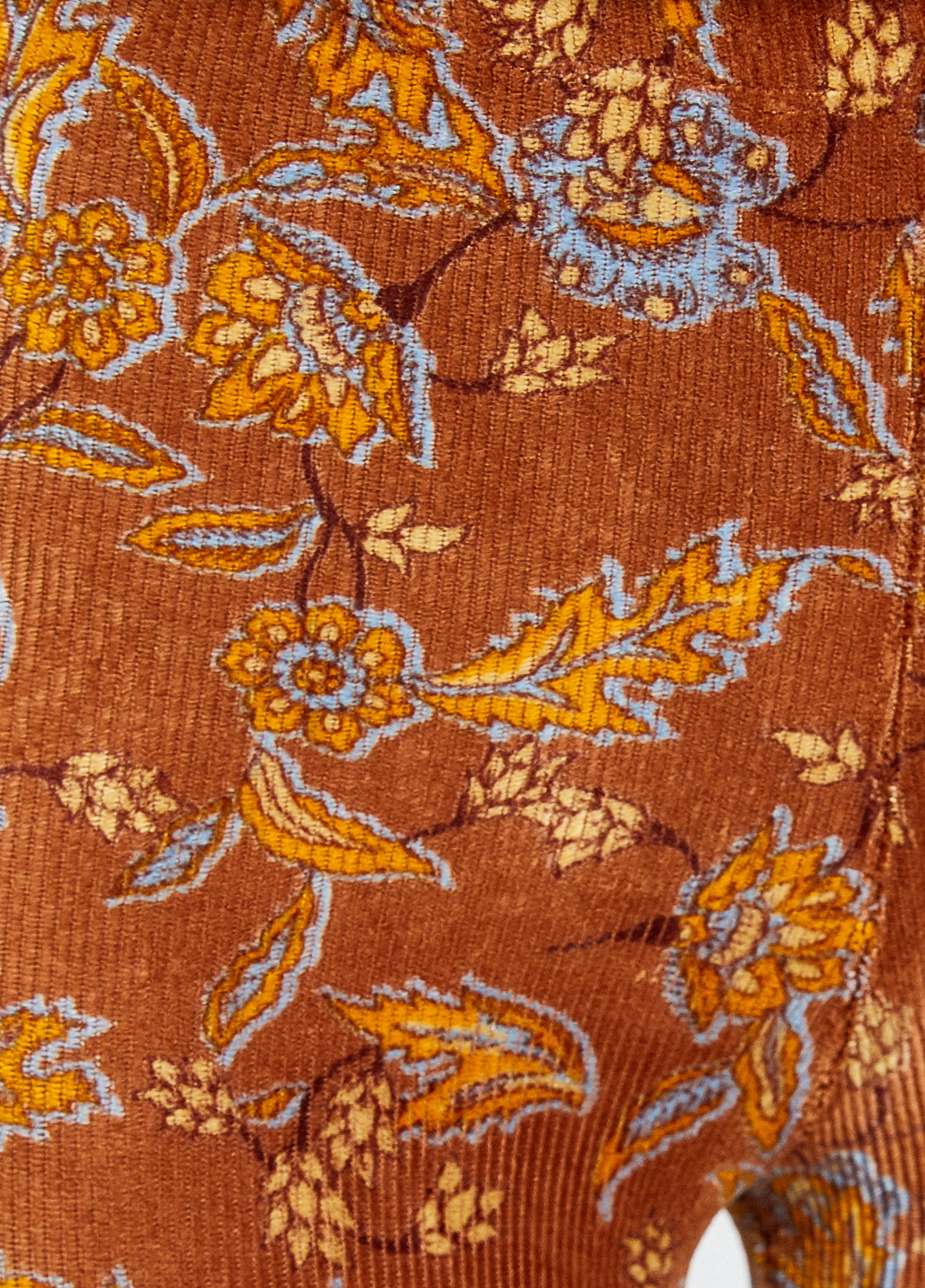 Легінси KOTON квіткові коричневі кежуали бавовна