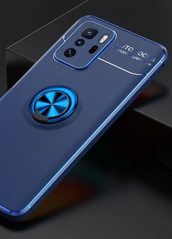 TPU чохол ColorRing під магнітний тримач (opp) для Xiaomi Redmi Note 10 5G / Poco M3 Pro Синій / Синій Deen (237834960)