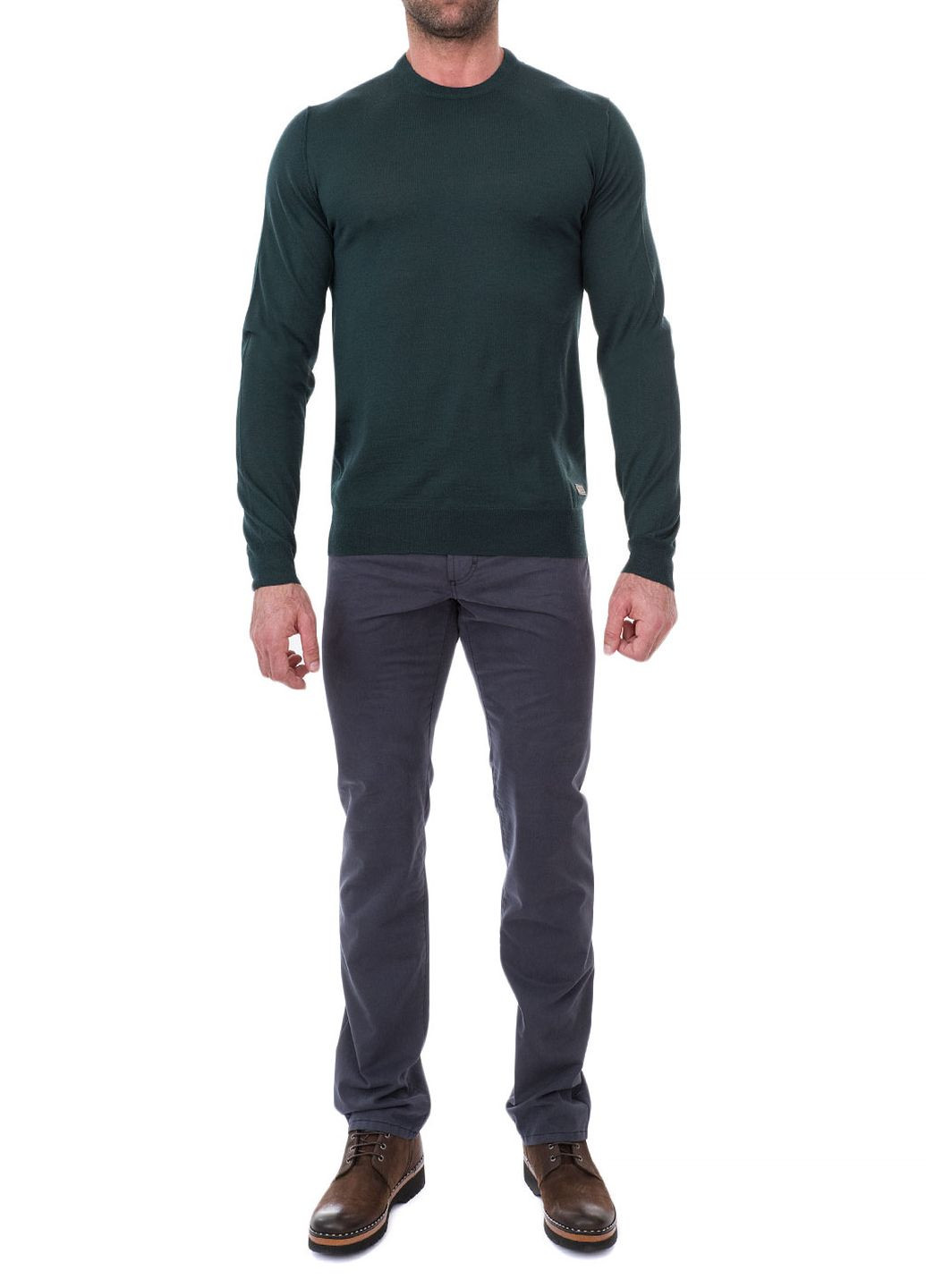 Зеленый зимний джемпер Trussardi Jeans