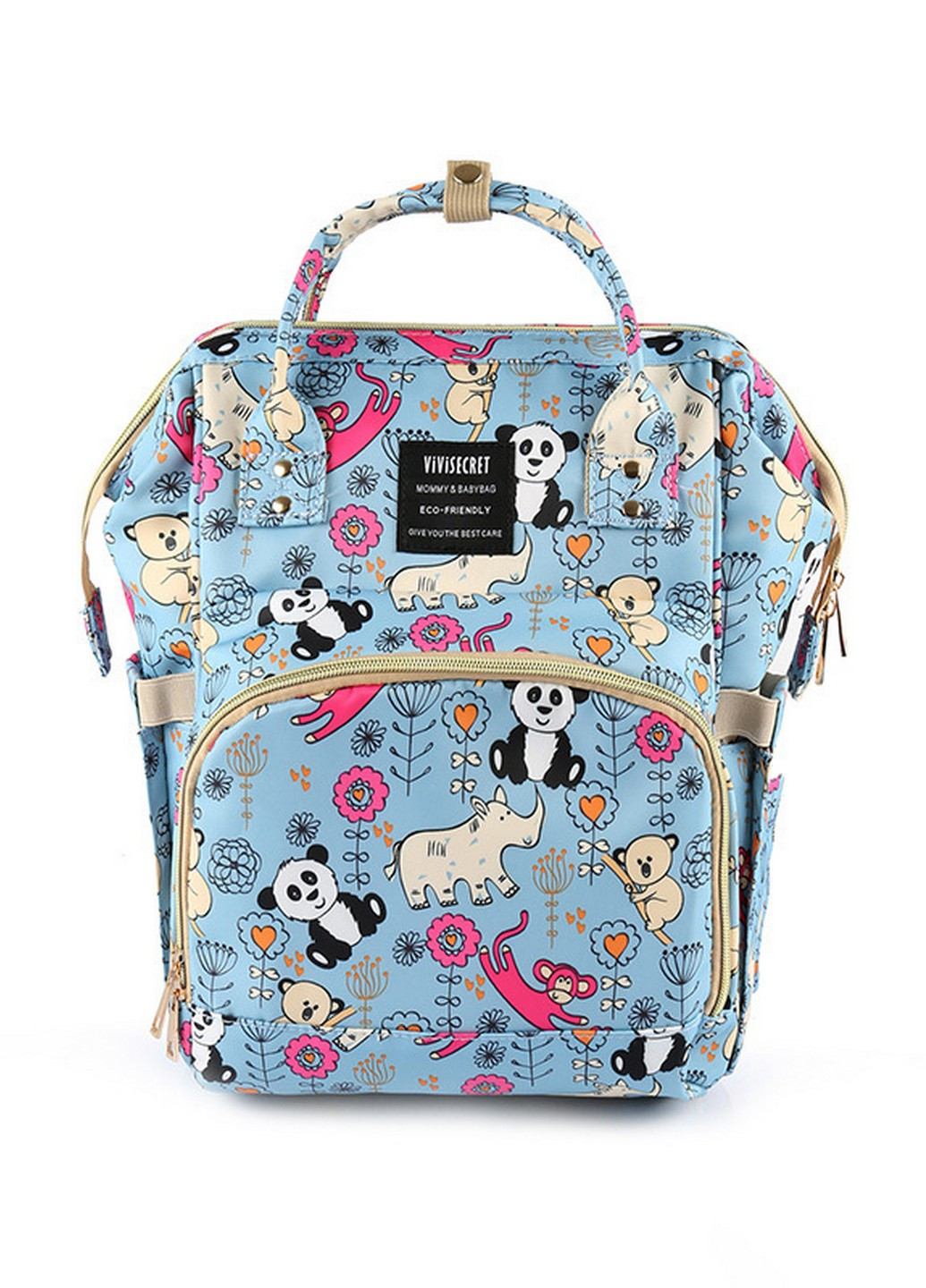 Сумка - рюкзак для мами Панда, синій ViViSECRET (195082054)
