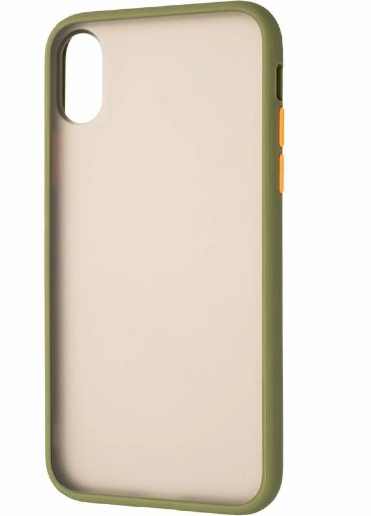 Чохол для мобільного телефону (смартфону) Bumper Mat Case for iPhone X / XS Green (00000080165) Gelius (201493180)