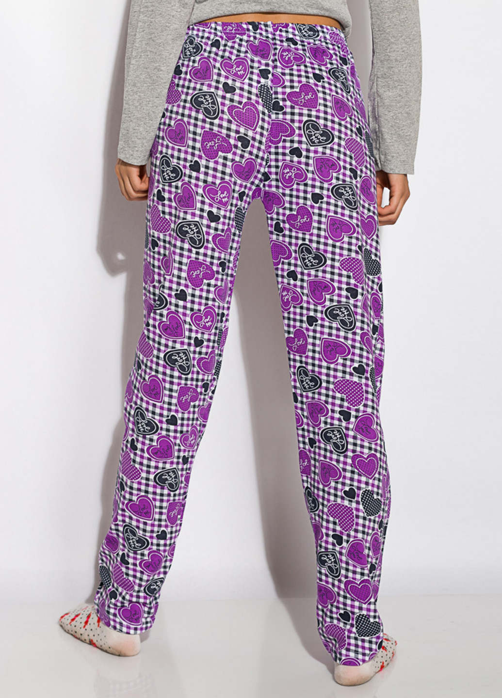 Світло-сіра всесезон пижама (лонгслив, брюки) лонгслив + брюки Time of Style