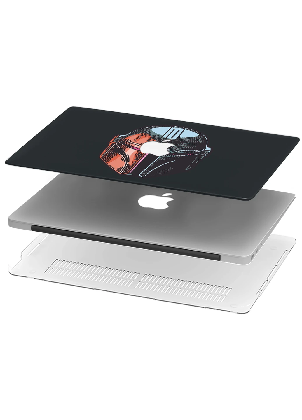 Чохол пластиковий для Apple MacBook Pro Retina 13 A1502/А1425 Мандалорець (Mandalorian) (6352-2301) MobiPrint (218987521)