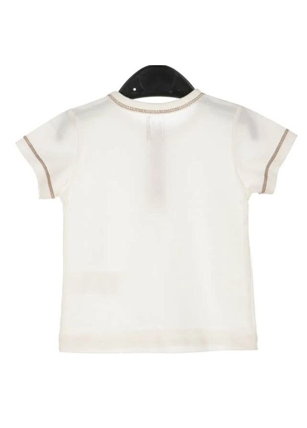 Молочний літній комплект (футболка, шорти, жилет) Caramell
