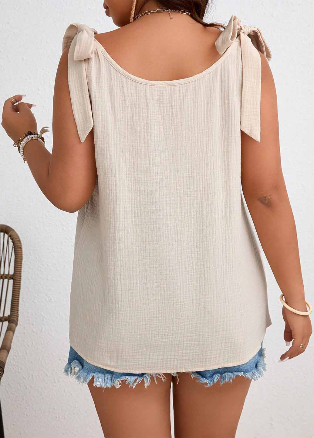 Кремова блуза SHEIN