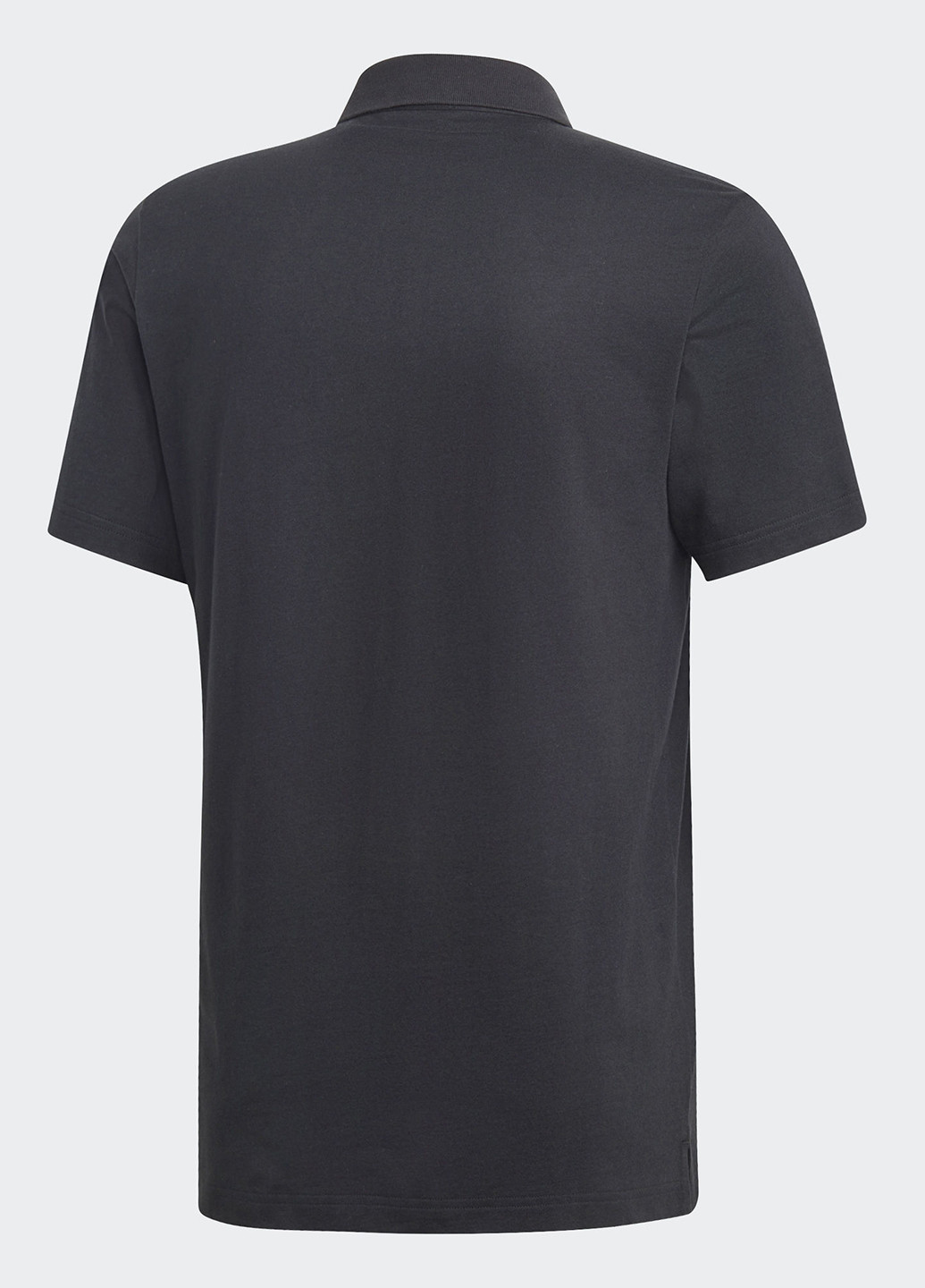 Черная футболка-поло для мужчин adidas с логотипом
