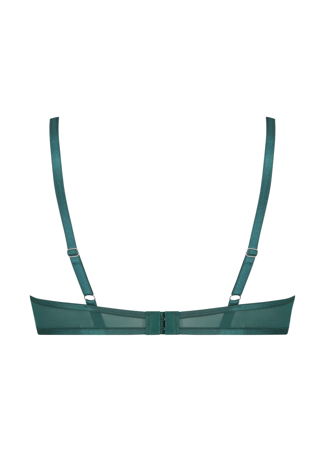 Зелёный бралетт бюстгальтер Hunkemoller с косточками полиамид