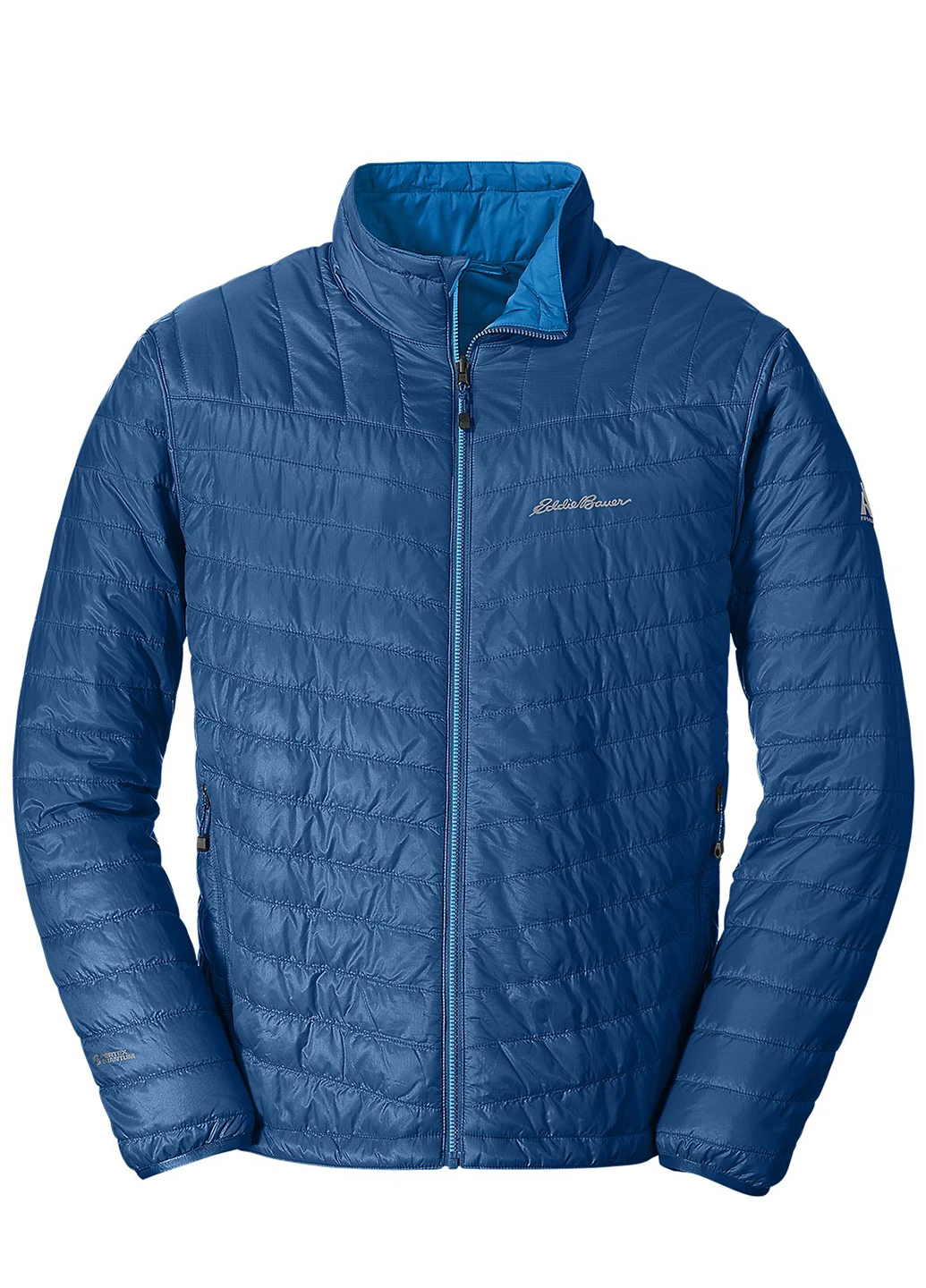 Светло-синяя зимняя куртка Eddie Bauer