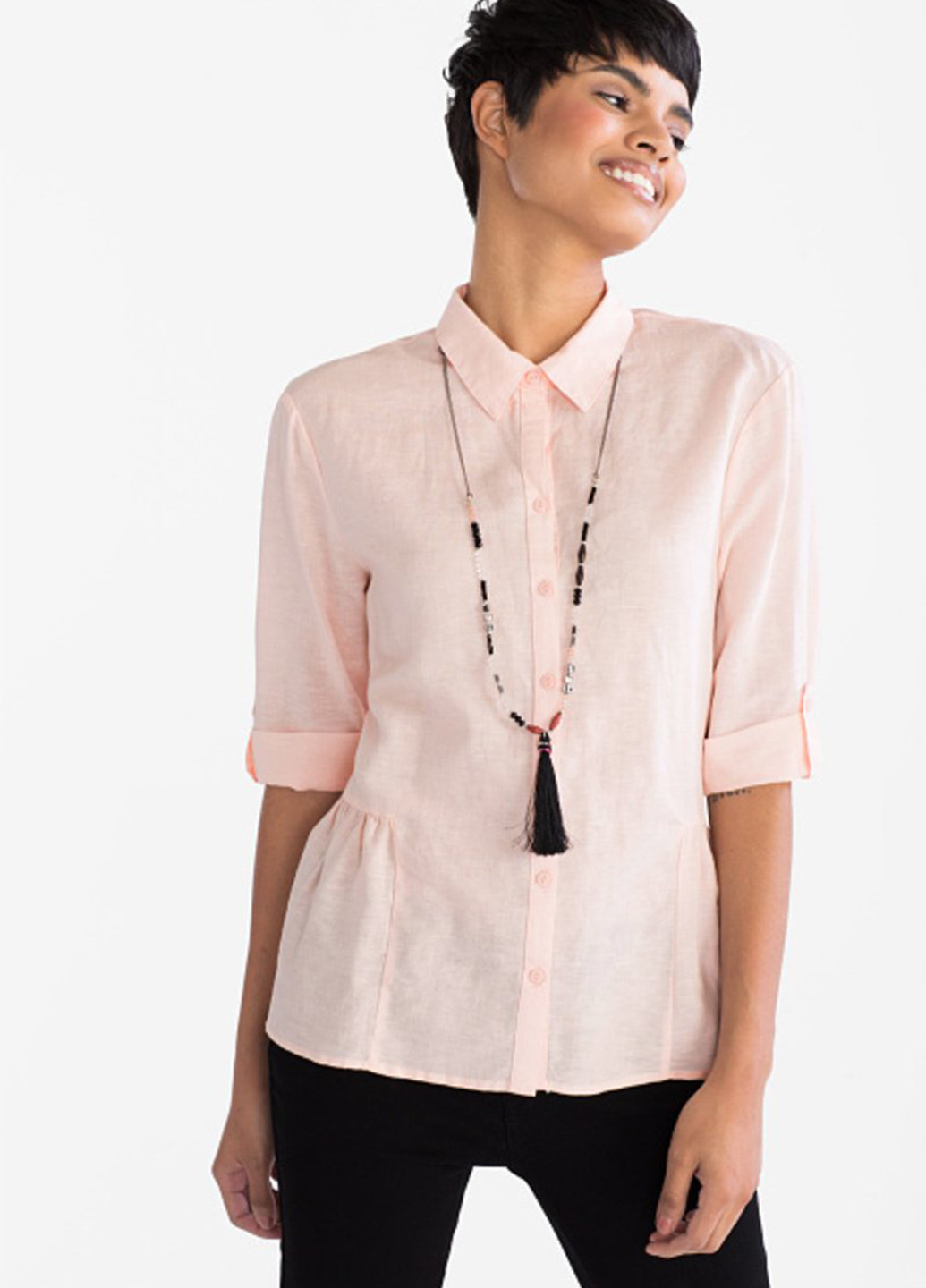 Светло-розовая блуза C&A