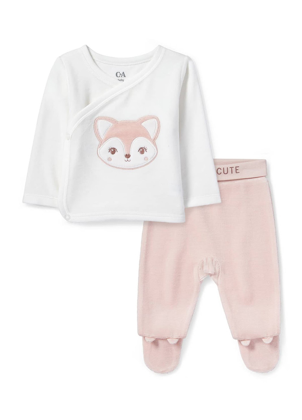 Комбинированный демисезонный комплект (распашонка, ползунки) C&A