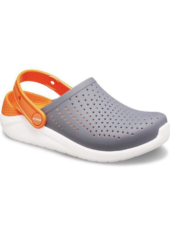 Дитячі Темно-сірі спортивні сабо Crocs literide kids (239382962)