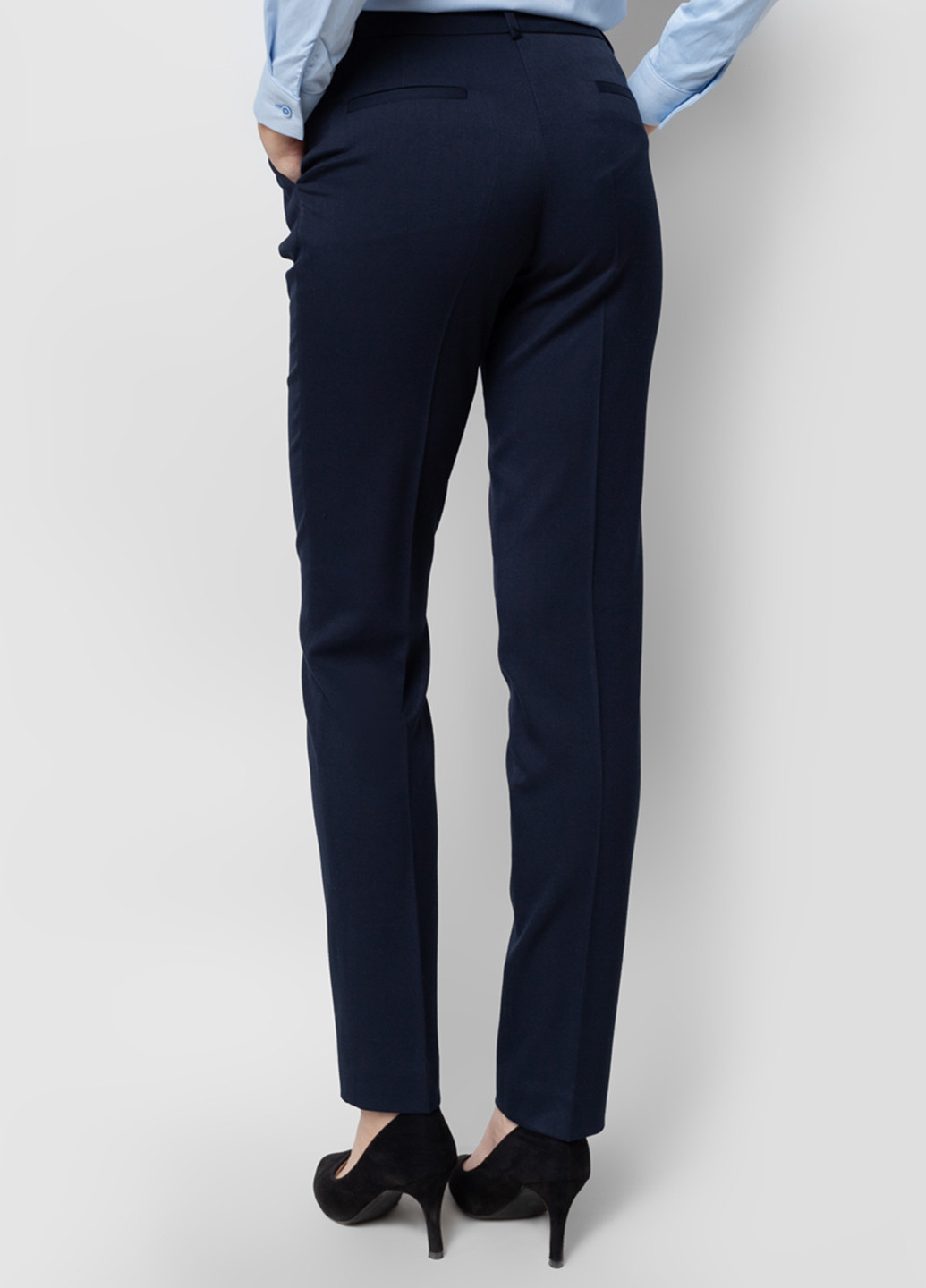Темно-синие классические демисезонные классические брюки Arber Woman