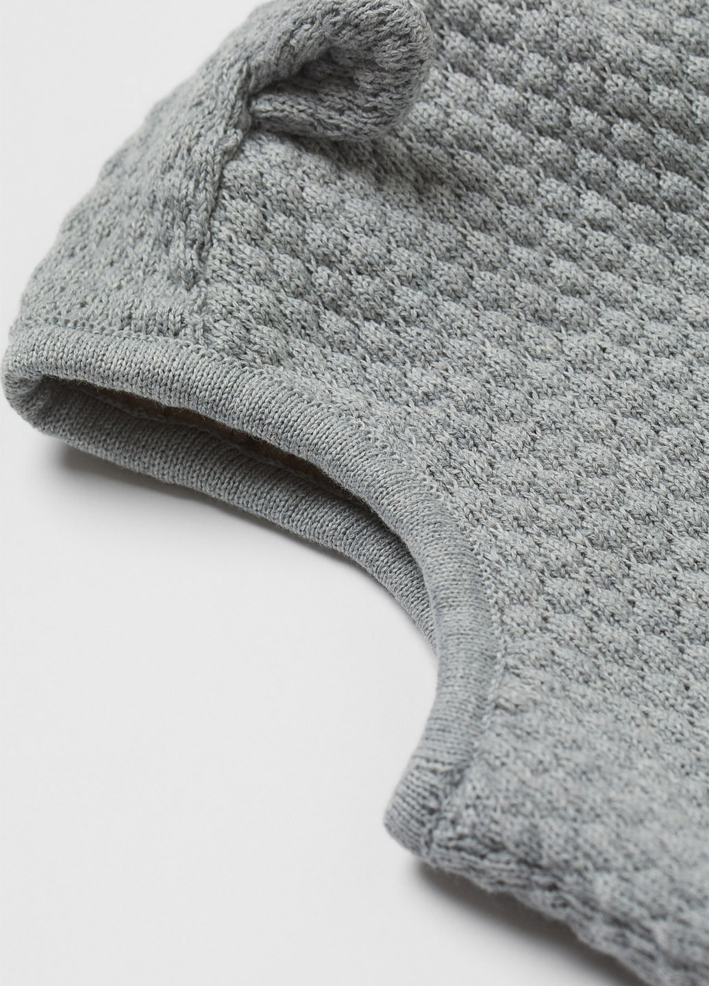H&M балаклава меланж светло-серый кэжуал хлопок производство - Китай