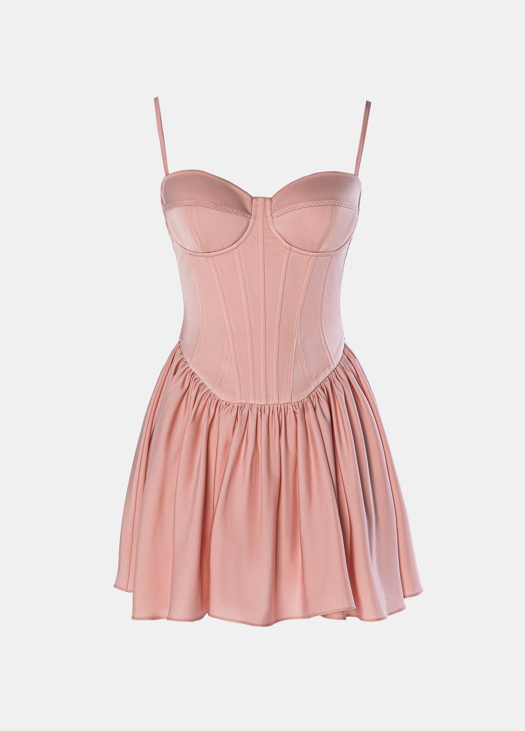 Рожева святковий сукня кльош Gepur однотонна