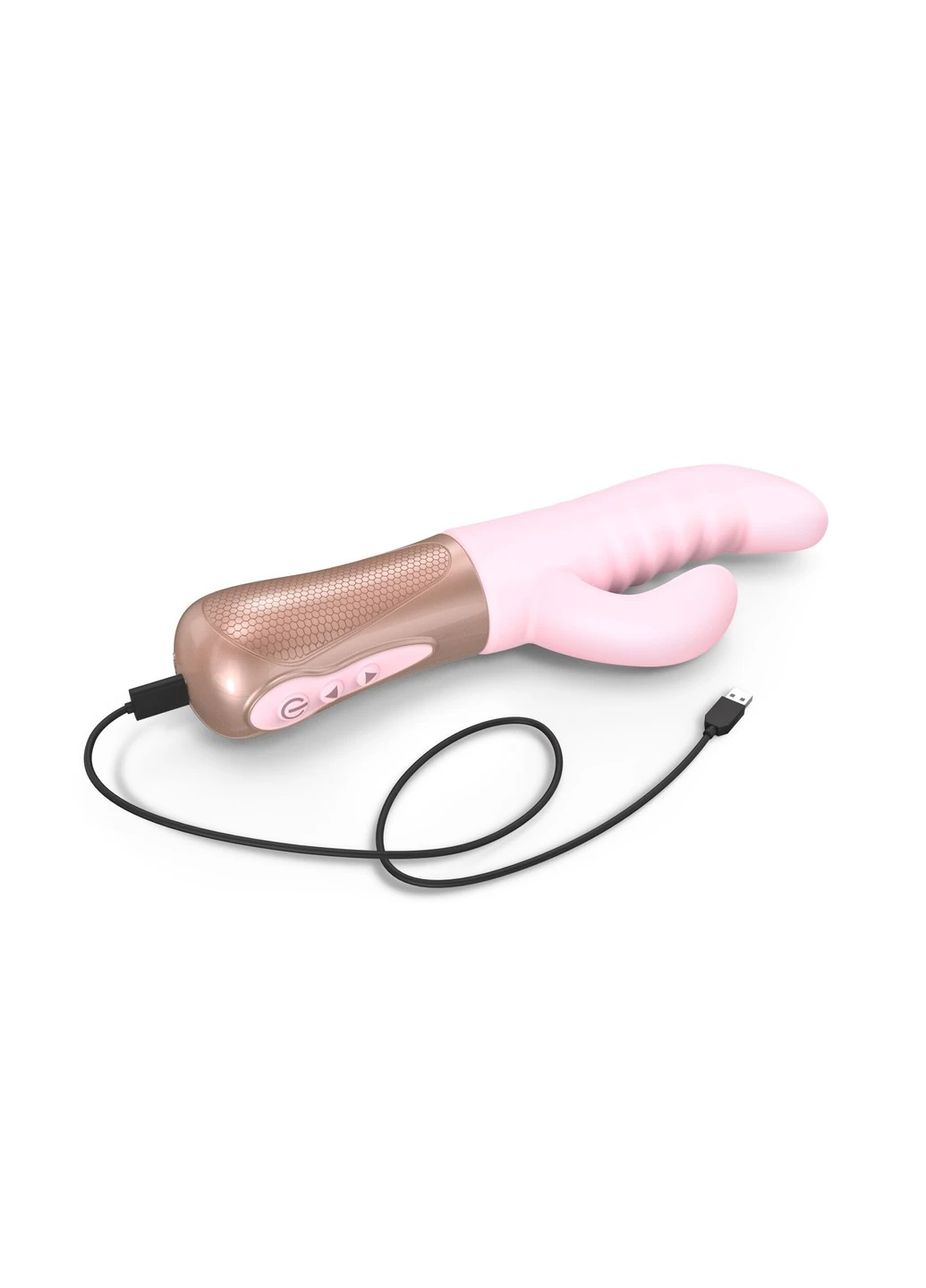 Подвійний пульсатор-кролик SASSY BUNNY - BABY PINK Love To Love (254734345)