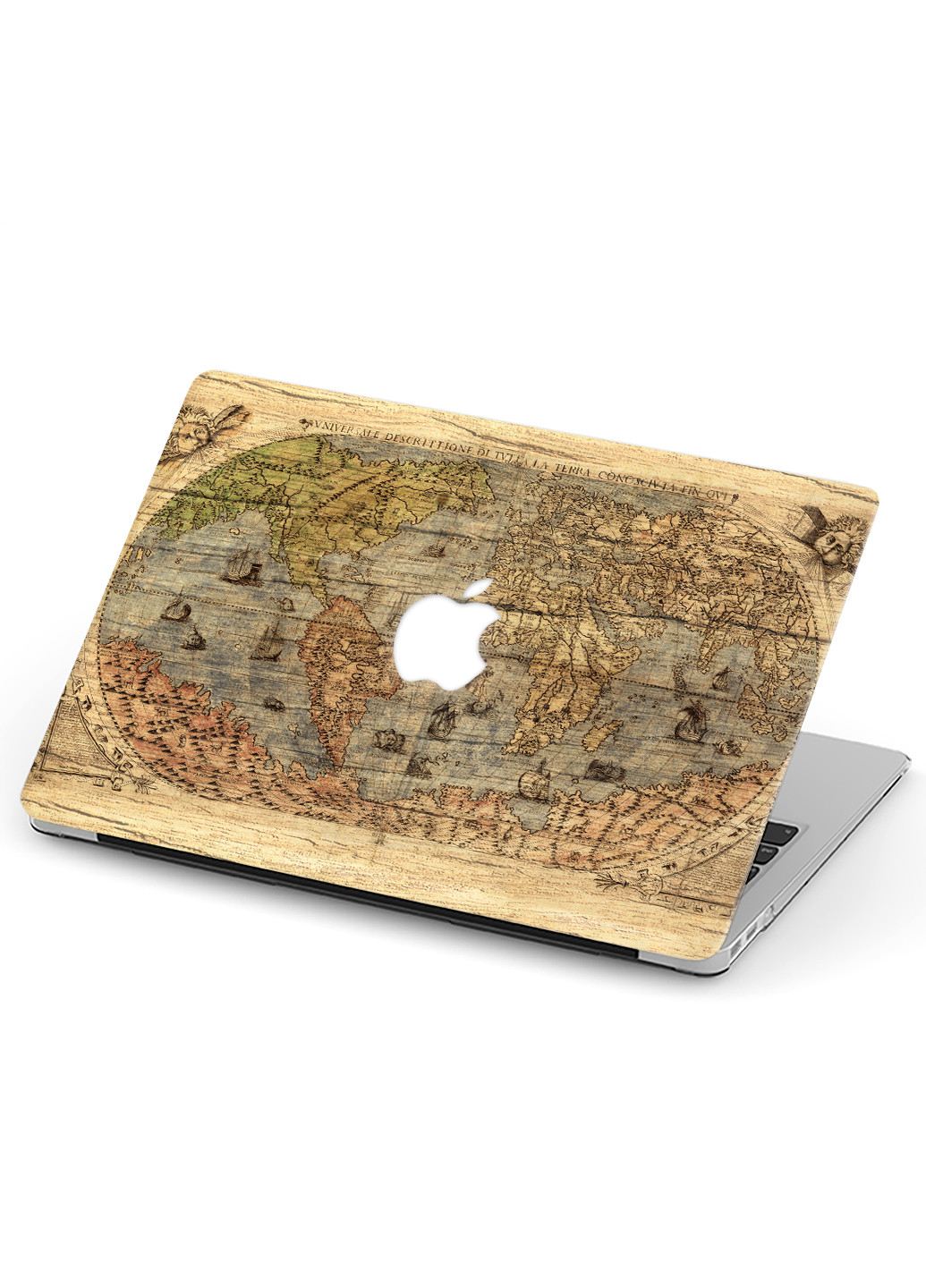 Чохол пластиковий для Apple MacBook Pro 16 A2141 Дерев'яна карта (Wooden Map) (9494-1863) MobiPrint (218506040)