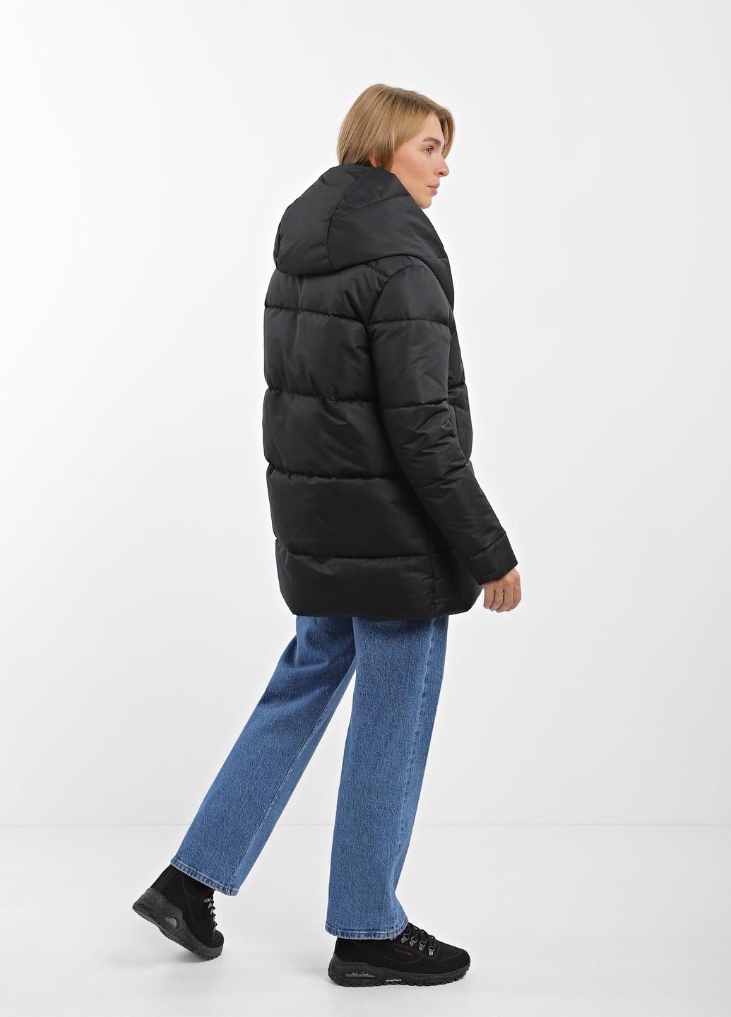 Черная зимняя куртка Braska 91-203/301