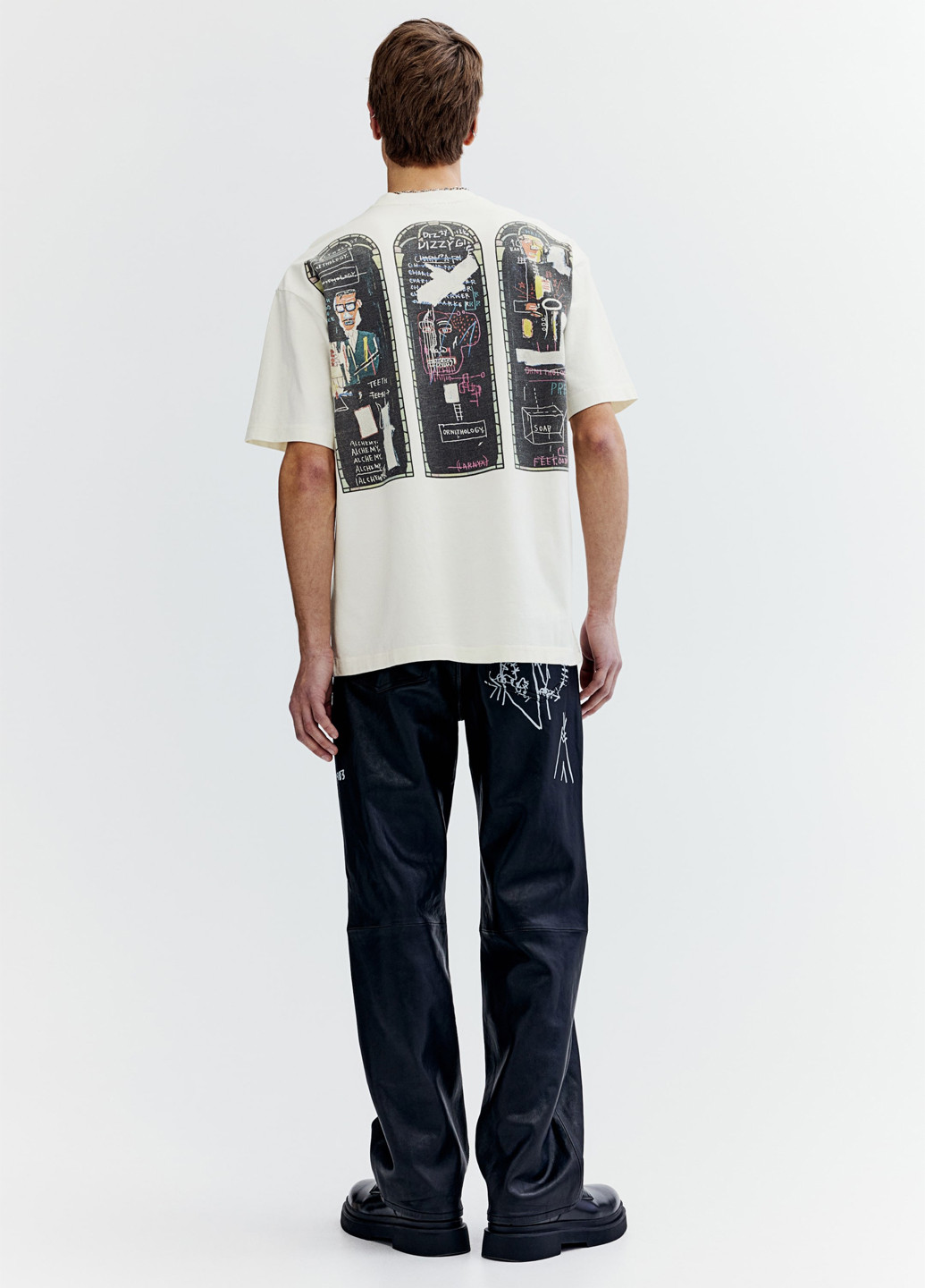 Кремовая футболка H&M