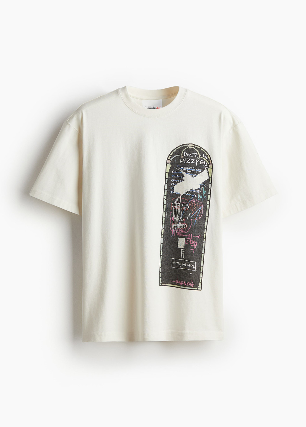 Кремовая футболка H&M