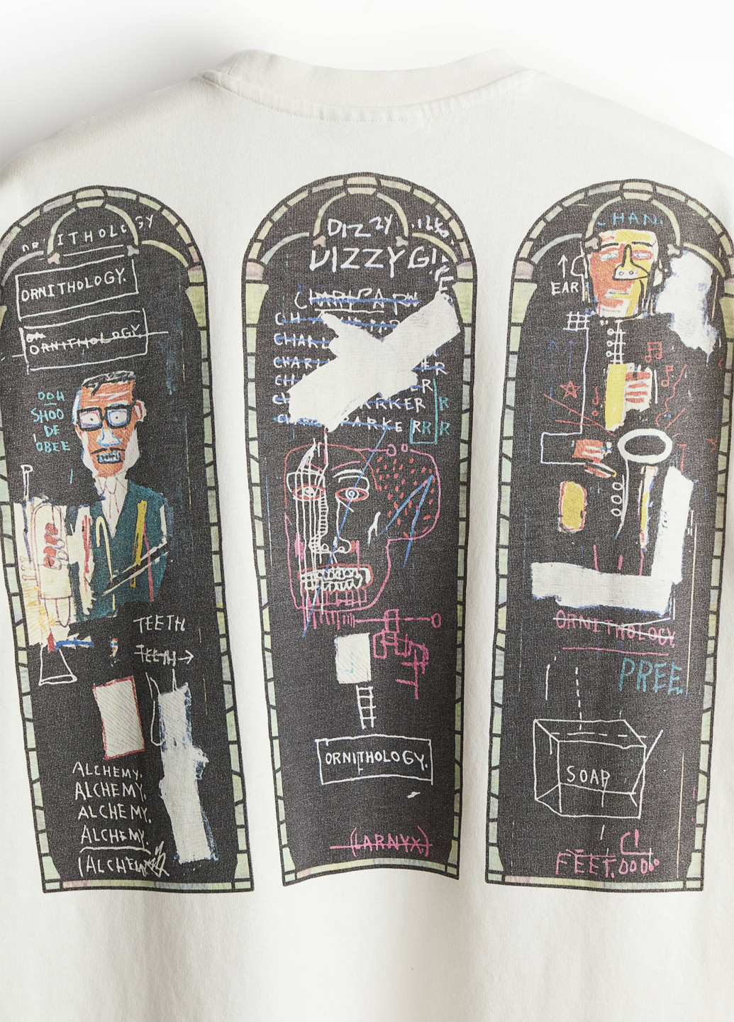 Кремовая футболка H&M