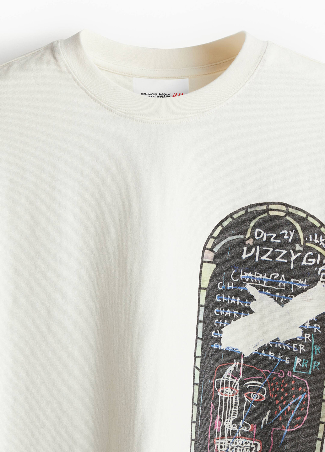 Кремовая футболка H&M