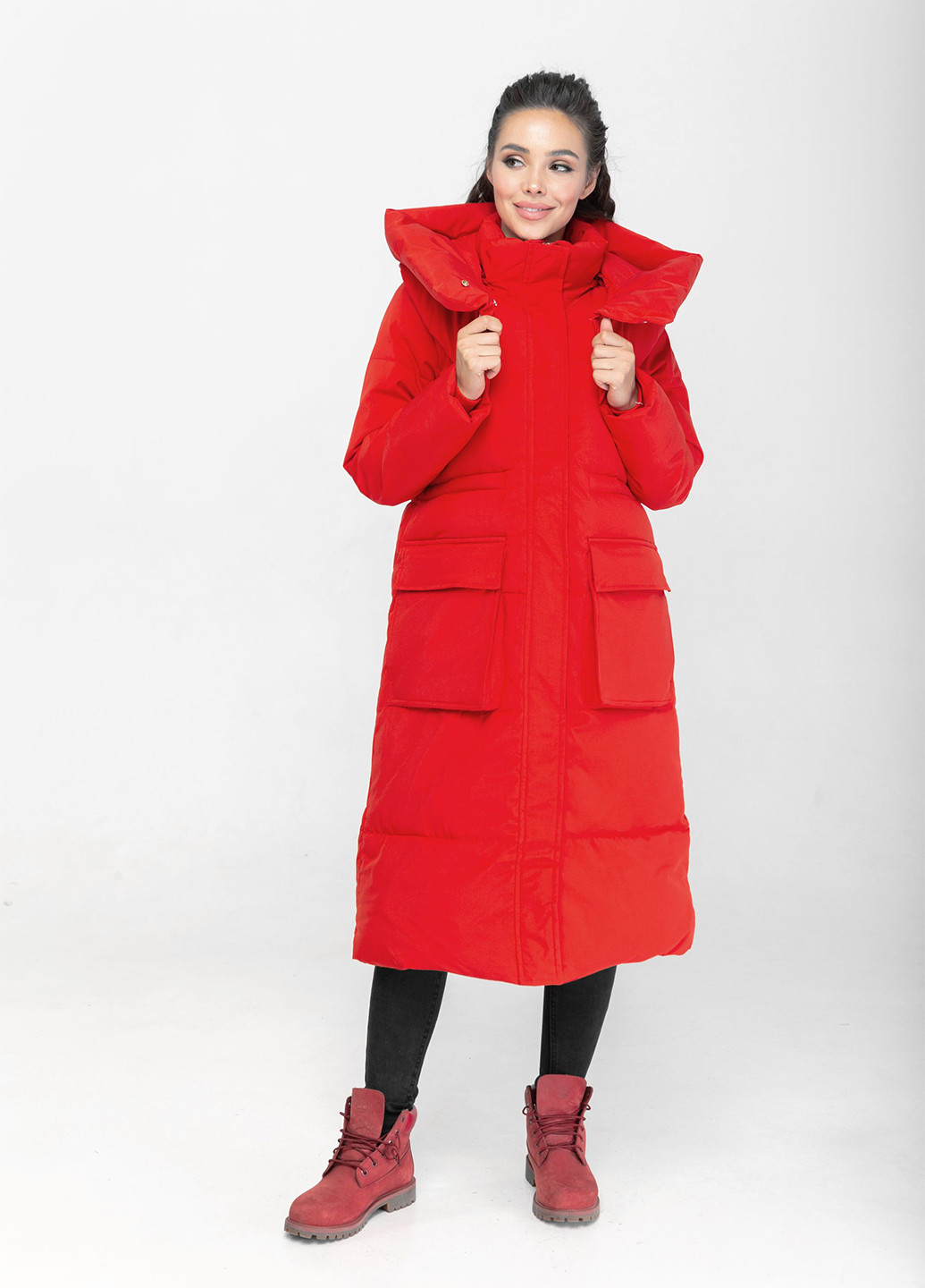 Красная зимняя куртка Icon