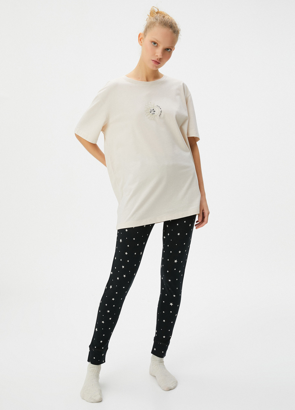Комбинированная всесезон пижама (футболка, брюки) футболка + брюки KOTON