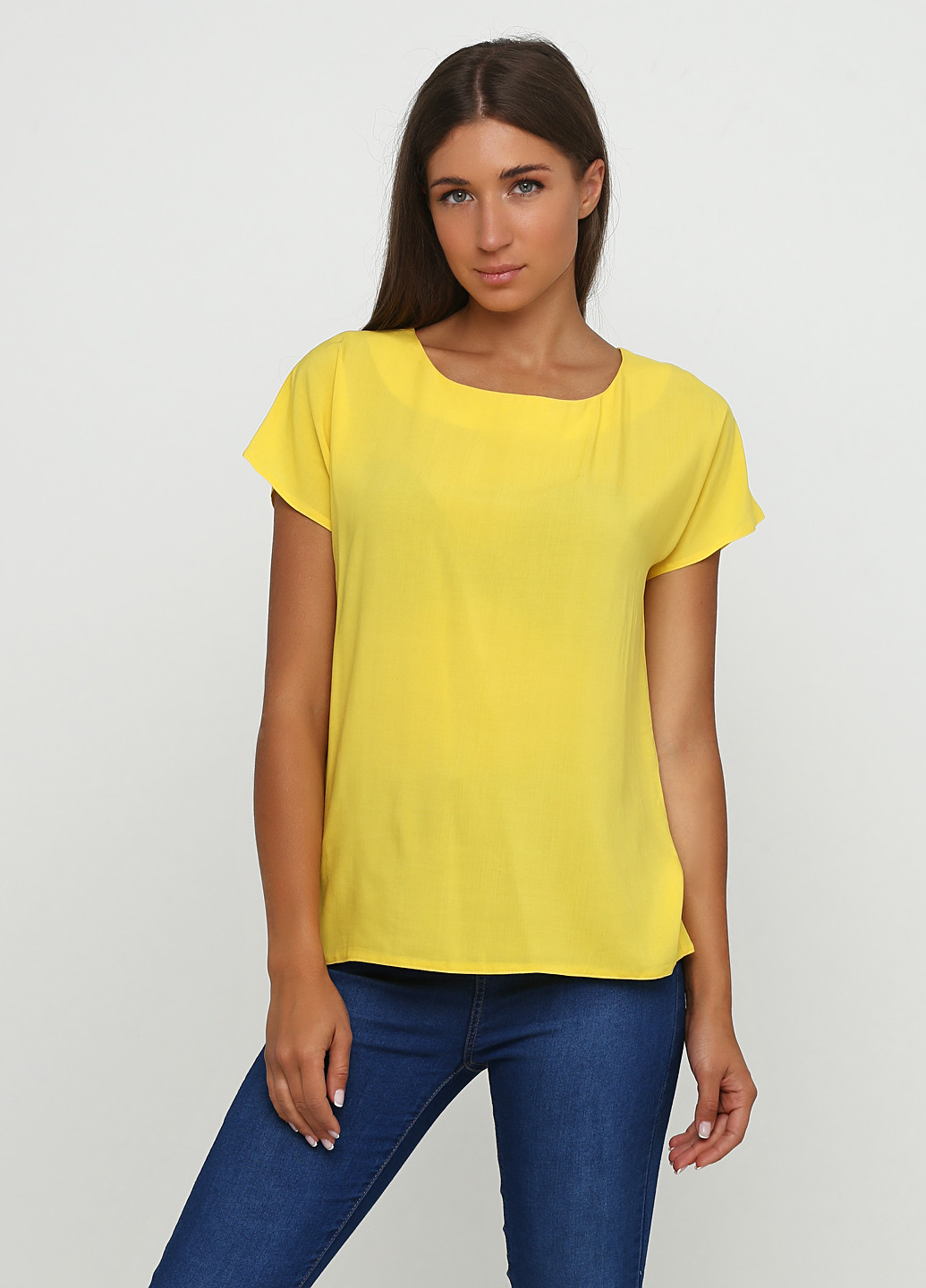Желтая летняя блуза Gator