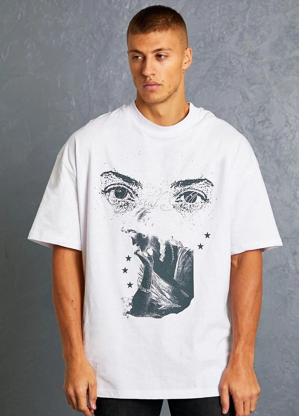 Белая футболка Boohoo