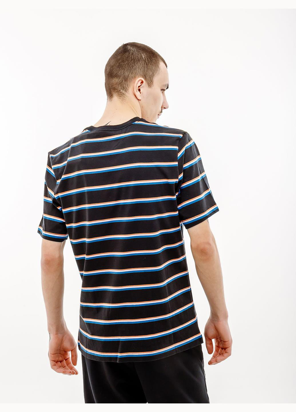 Черная футболка dz2985-011 Nike M TEE CLUB STRIPE