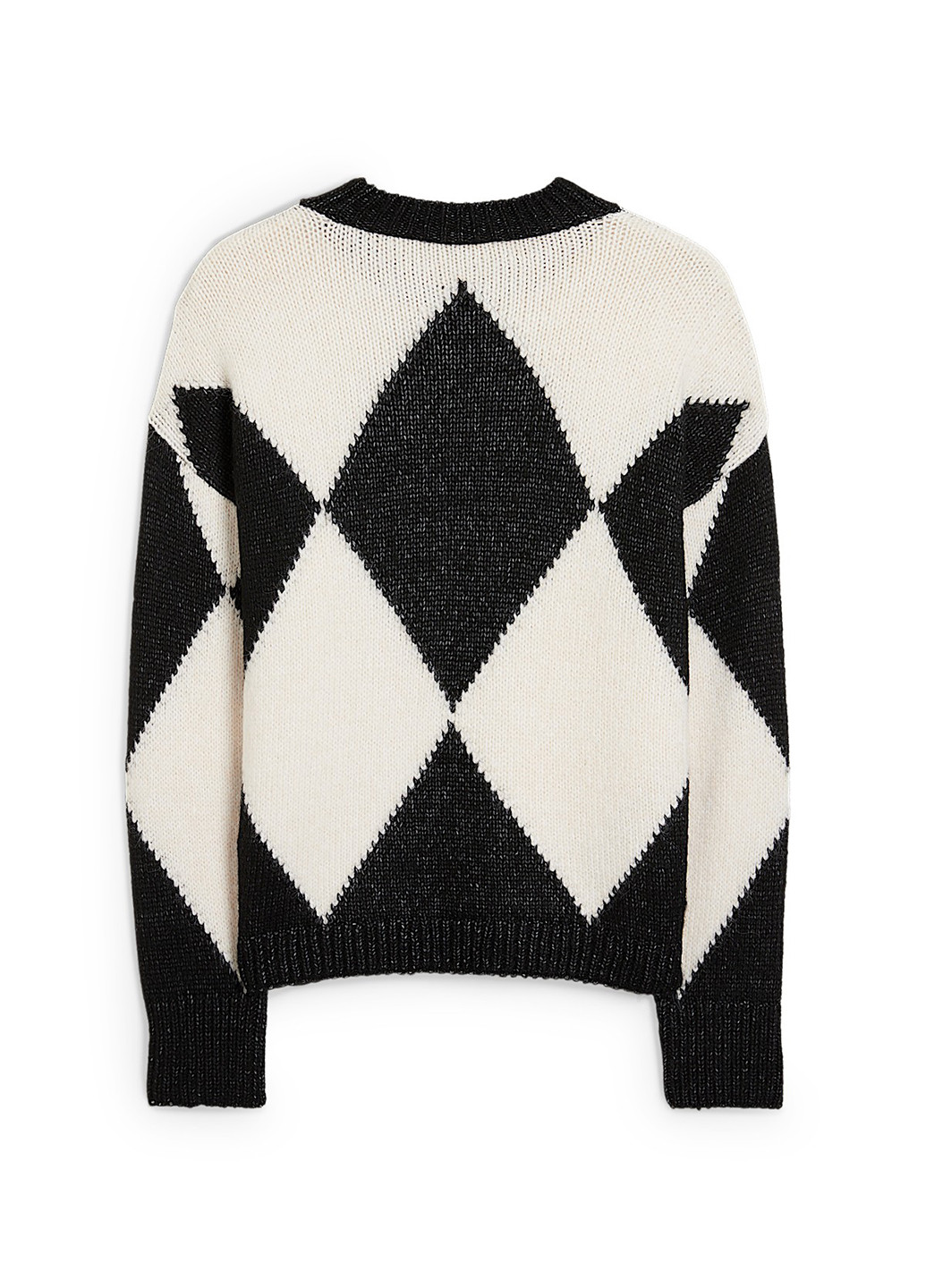 Черно-белый демисезонный джемпер джемпер C&A