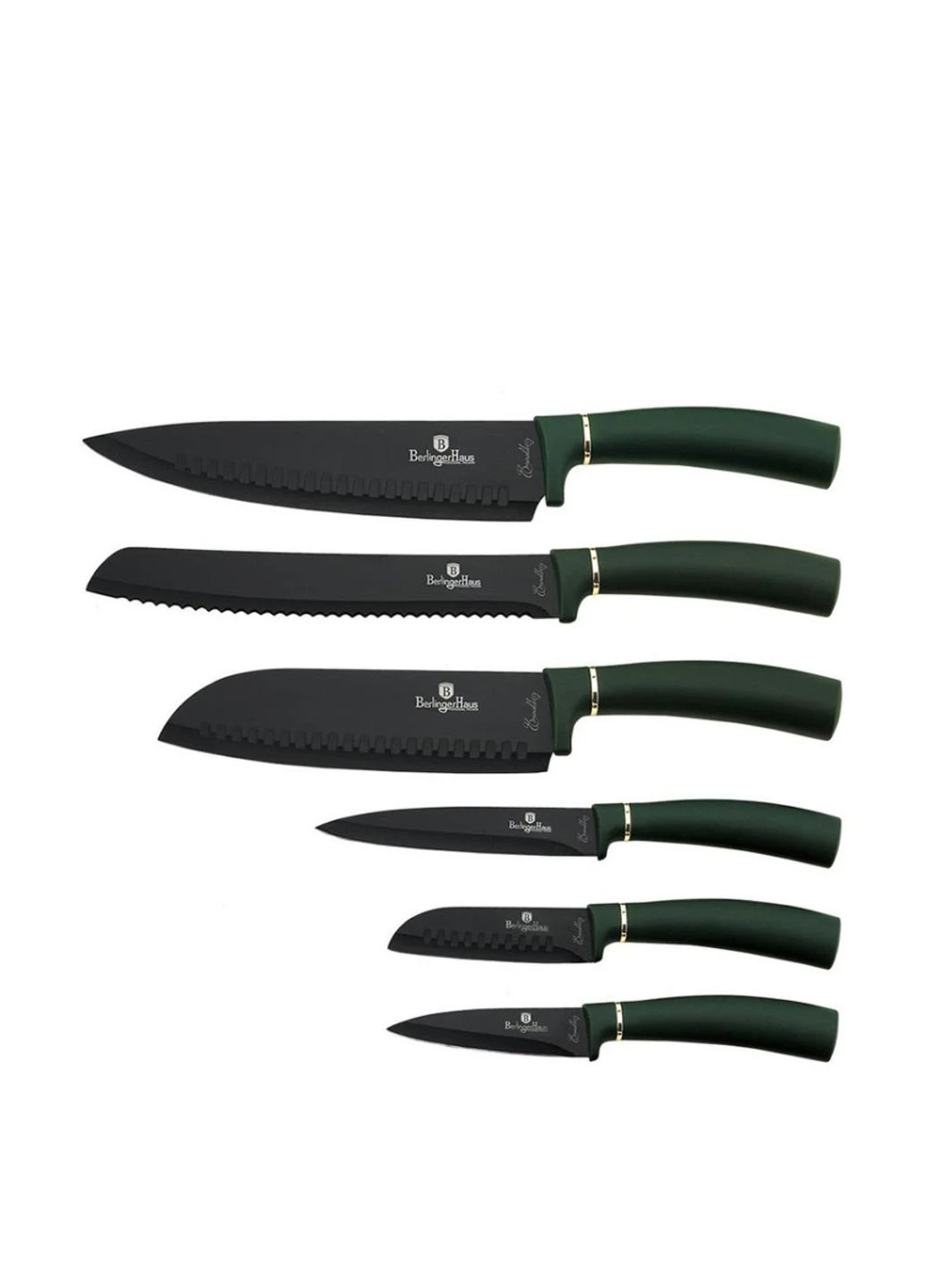 Набор ножей Emerald Collection BH-2511 6 предметов Berlinger Haus комбинированные,