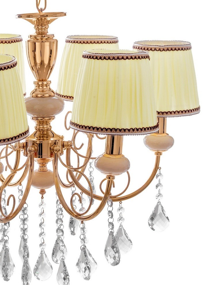 Люстра підвісна прованс кришталева BCL-677S/6 E14 FGD Brille (253887695)