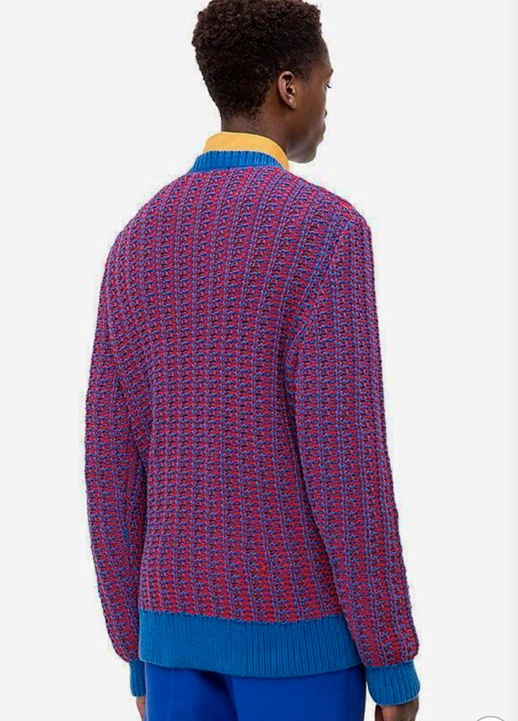 Фиолетовый демисезонный свитер джемпер Calvin Klein