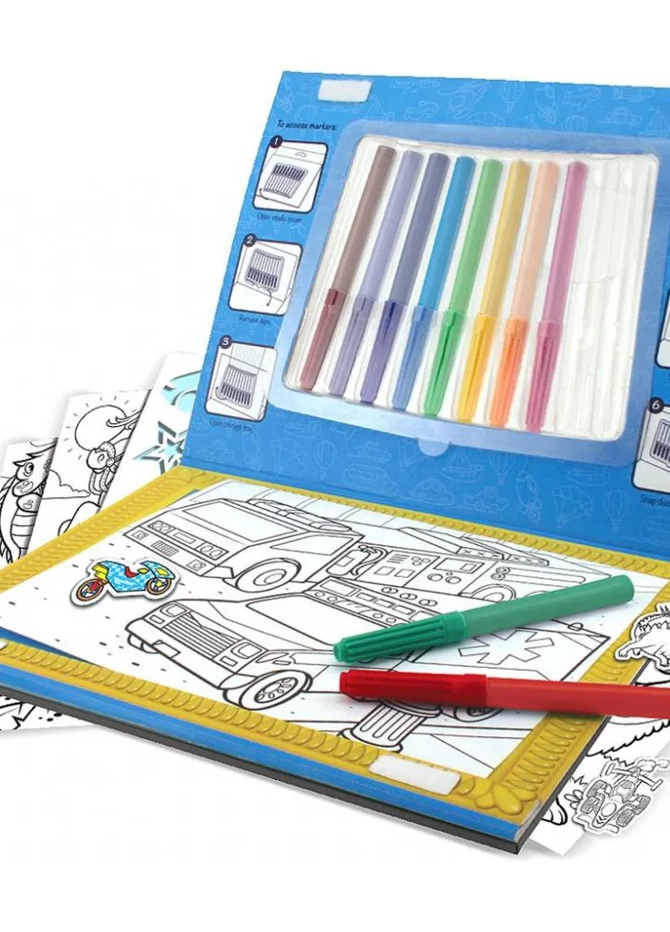 Набір для творчості Melissa & Doug Розфарбовування, наклейка, трафарет (MD5240) Melissa&Doug (202365031)