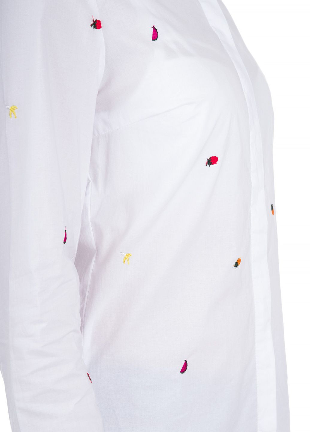 Белая кэжуал рубашка с рисунком Oui