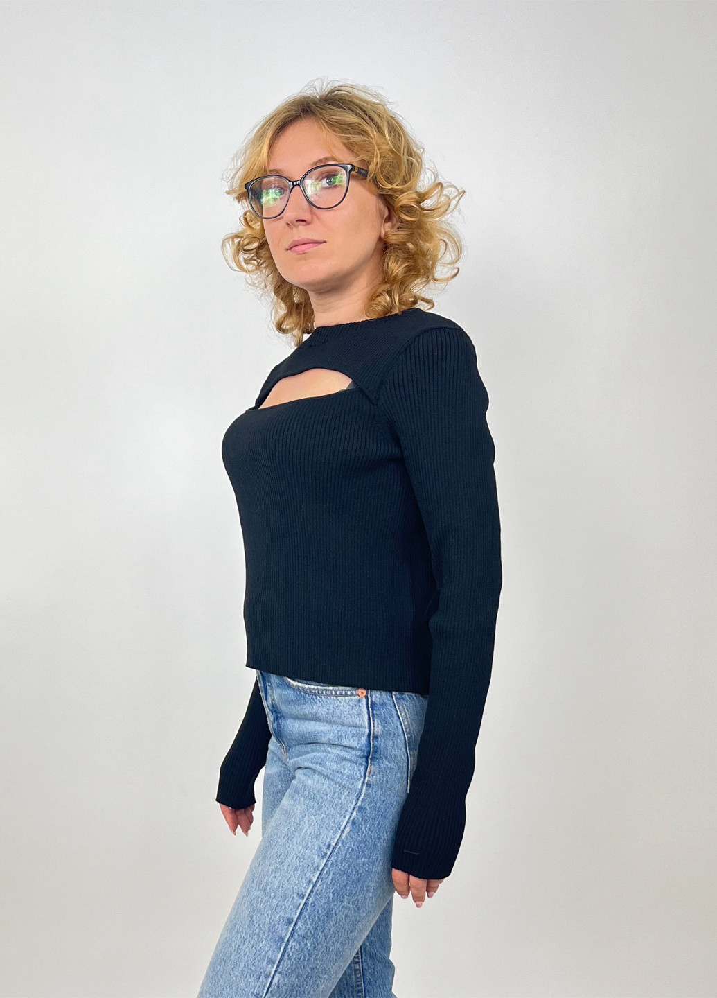 Чорний демісезонний джемпер джемпер Monki