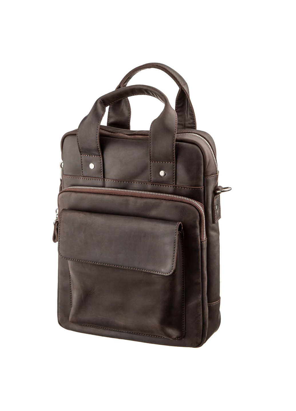 Мужская кожаная сумка 25х33х7 см Shvigel (252129667)