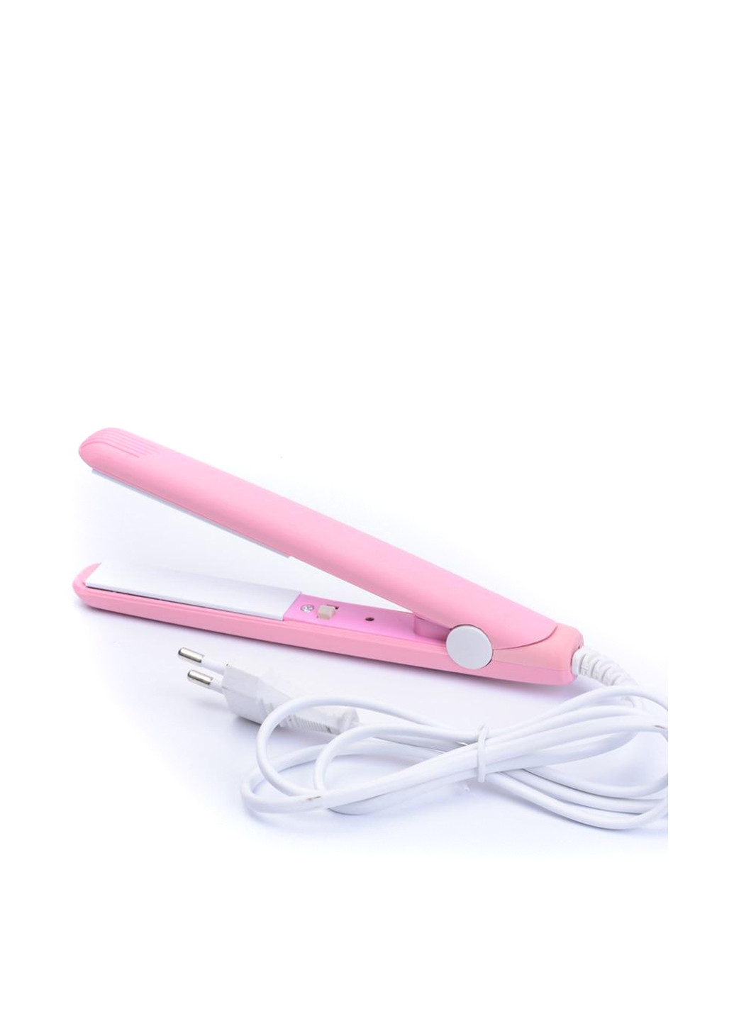 Міні-випрямляч для волосся, 30 см TV-magazin однотонне рожеве