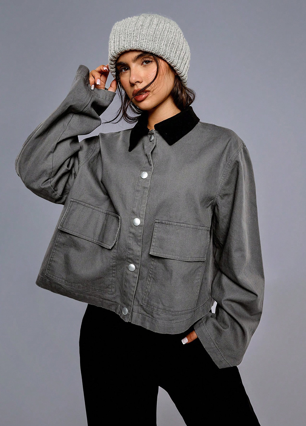 Куртка-сорочка SHEIN (332519814)
