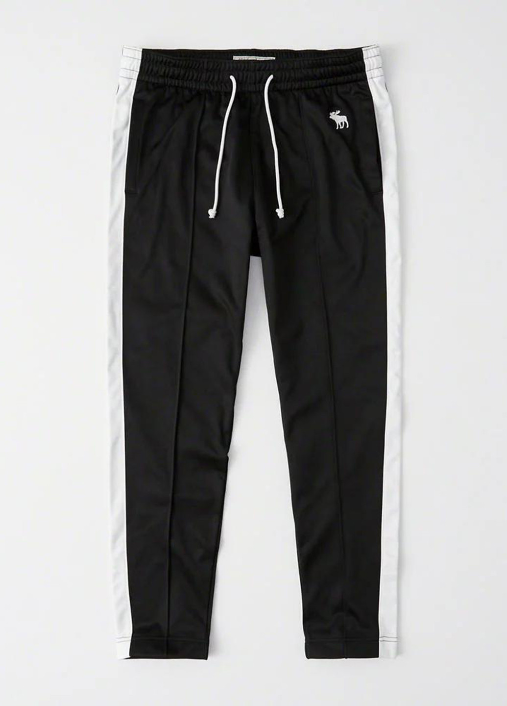 Черные спортивные демисезонные прямые брюки Abercrombie & Fitch