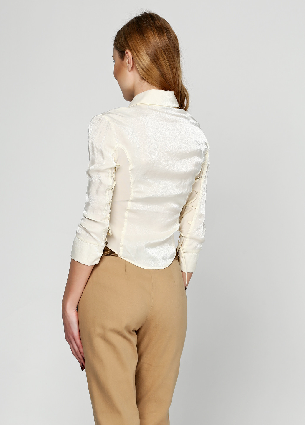 Молочная демисезонная блуза Versace Jeans Couture