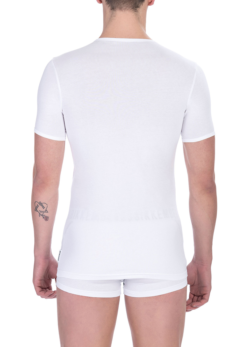 Біла футболка з коротким рукавом Bikkembergs
