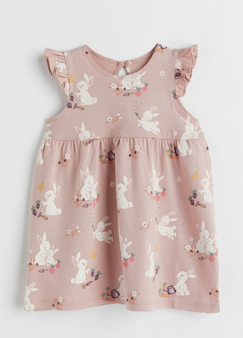 Розовое платье для девочки H&M (253177994)