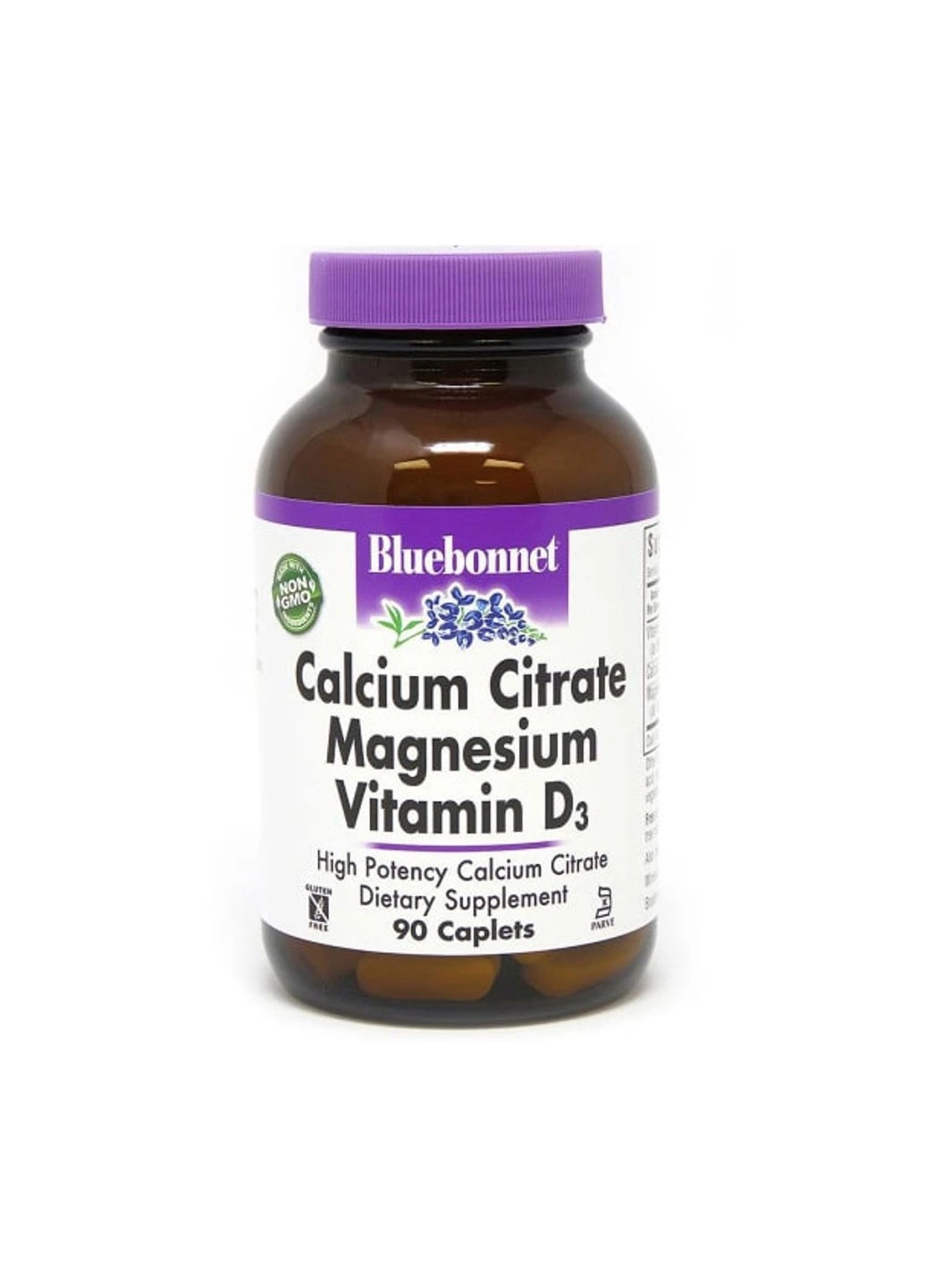 Кальций магний + д3 комплекс Calcium Citrate Magnesium Vitamin D3 180 капсул Bluebonnet Nutrition (255409731)