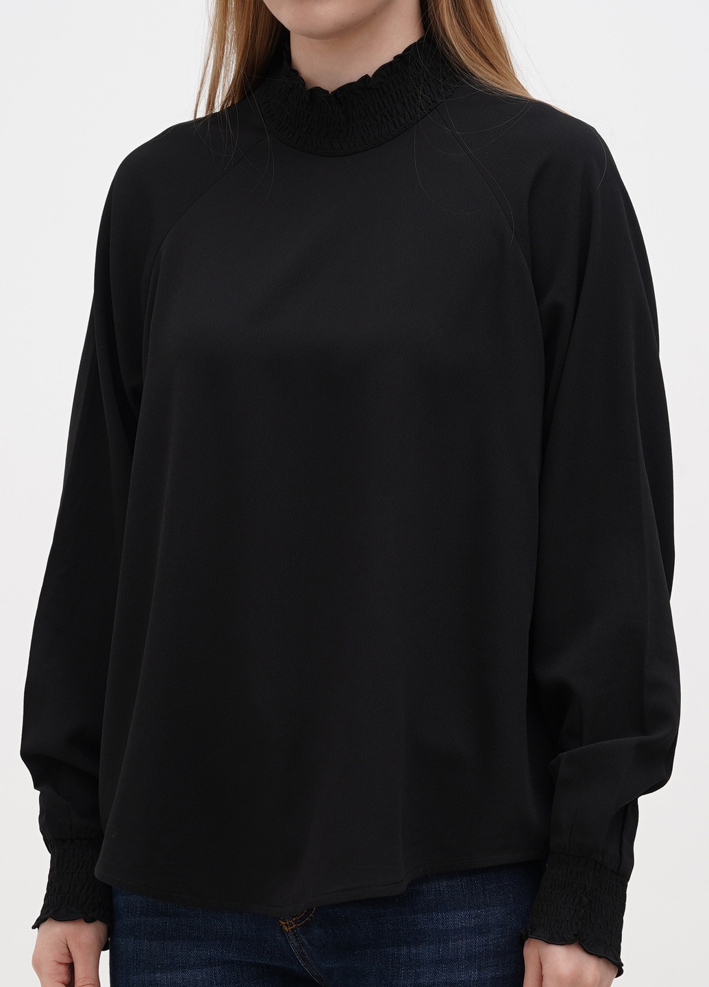 Чёрная блуза Monki