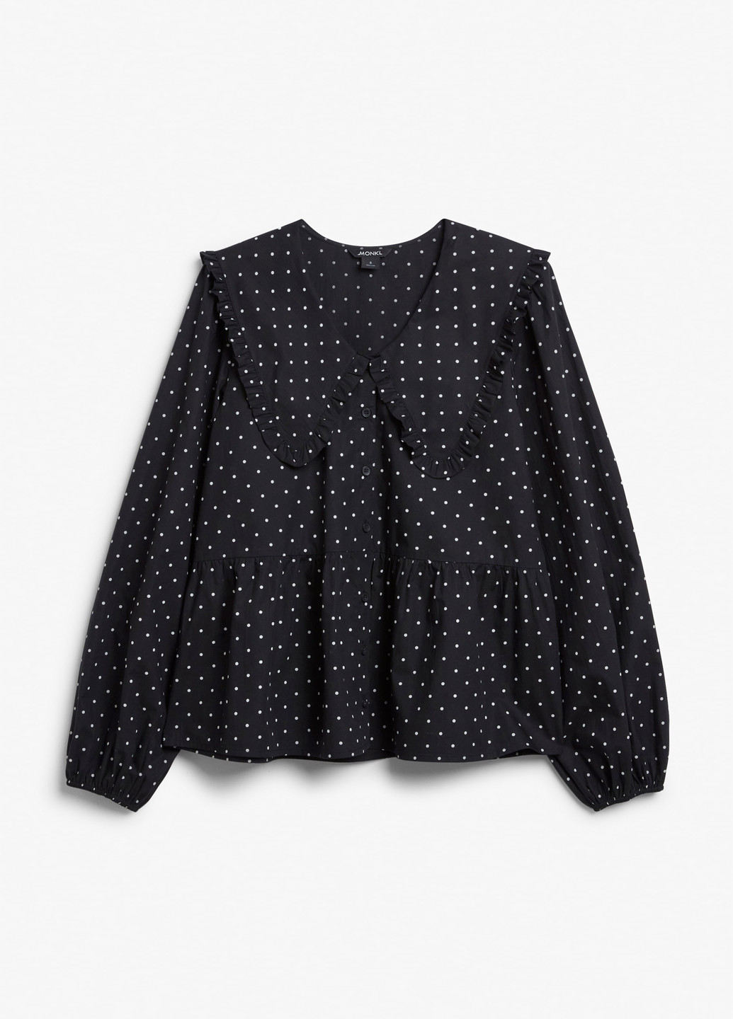 Чёрная блуза Monki