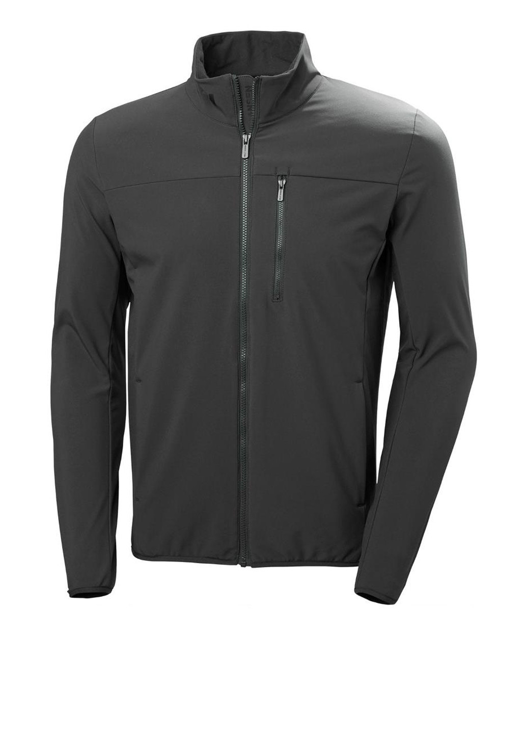 Черная демисезонная куртка 30223-980 Helly Hansen CREW SOFTSHELL JACKET 2.0