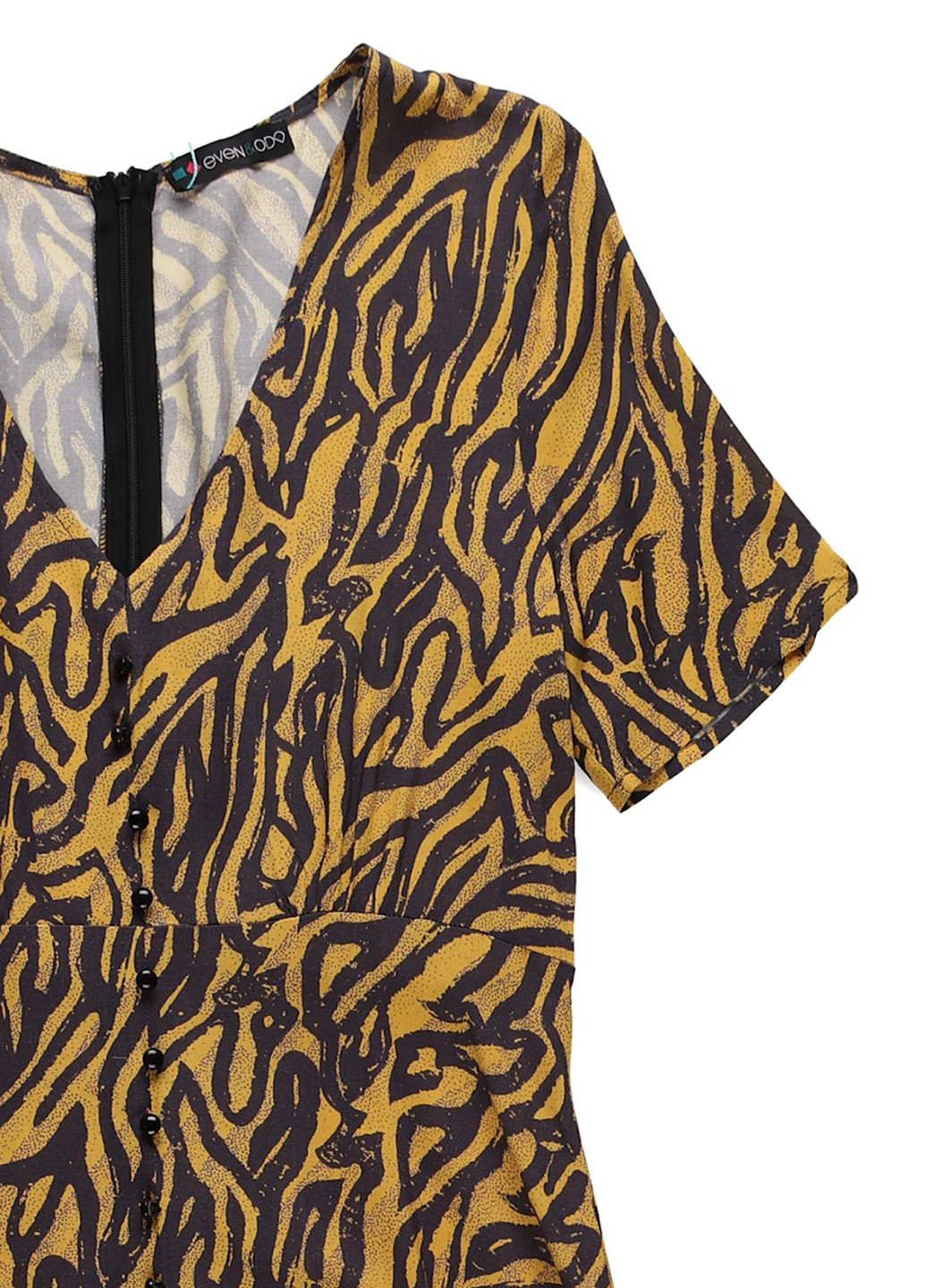 Комбінована кежуал сукня Even&Odd з тваринним принтом