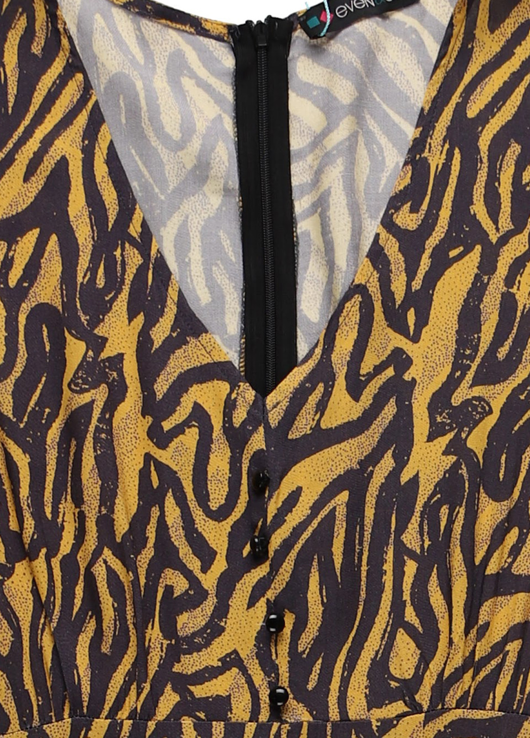 Комбінована кежуал сукня Even&Odd з тваринним принтом